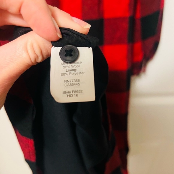 Beautiful red and black plaid Madewell dress/tunic in xxs - Picture 3 of 5